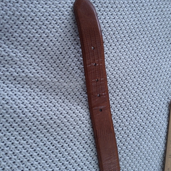 Vintage Polo Ralph Lauren Genuine Lizard made in USA Size 28 Belt 2220920 240 - Picture 9 of 11